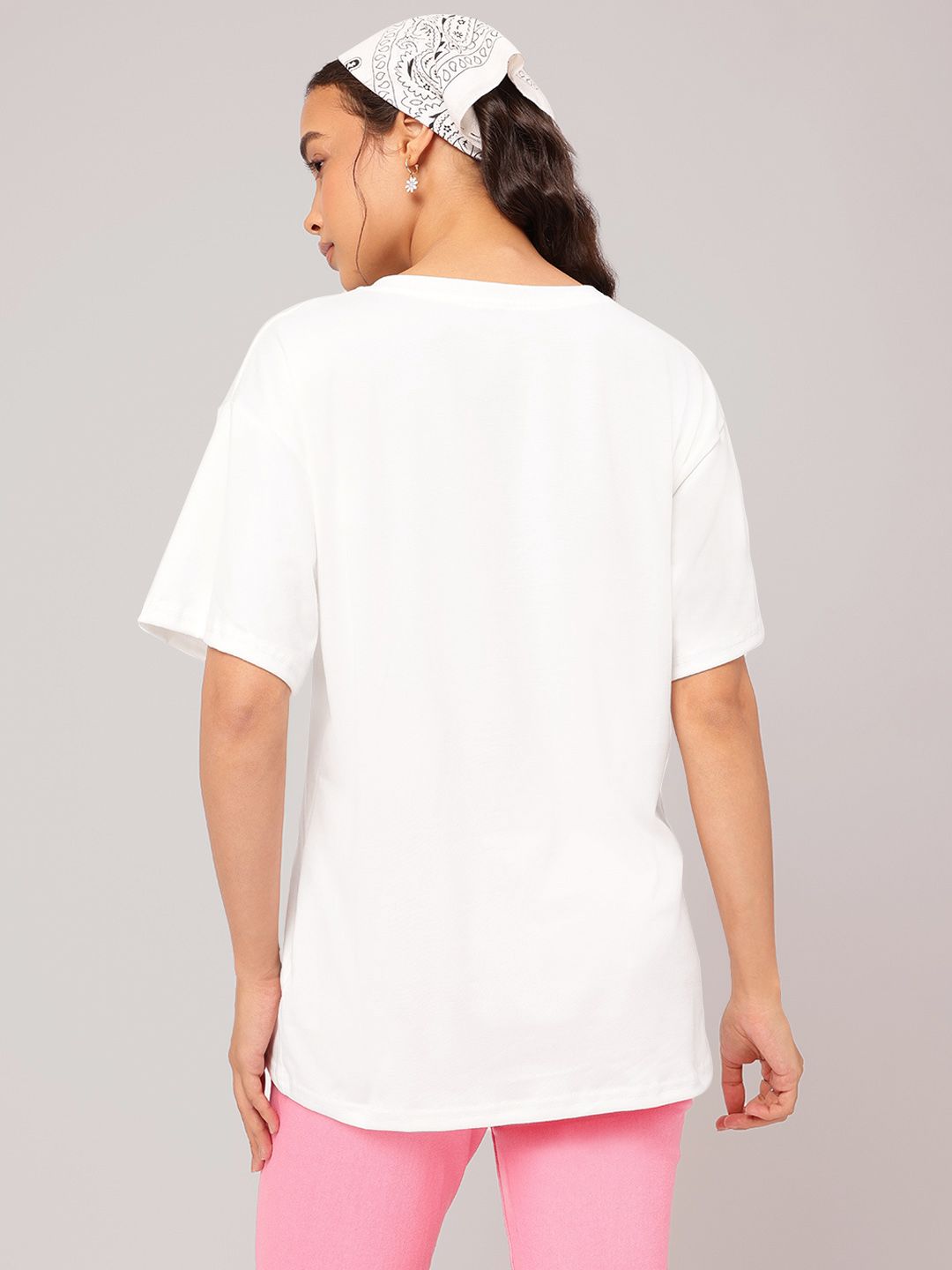 DressBerry Casual Comic Playful Printed Relax Longline Tee