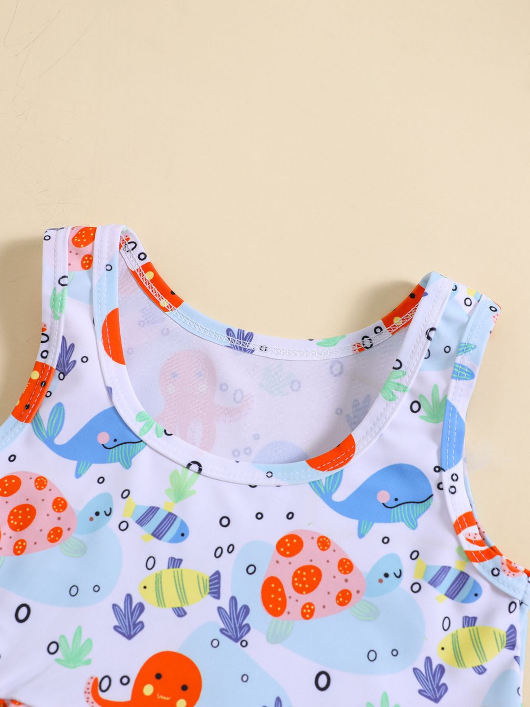 YK Girls Printed Swimset