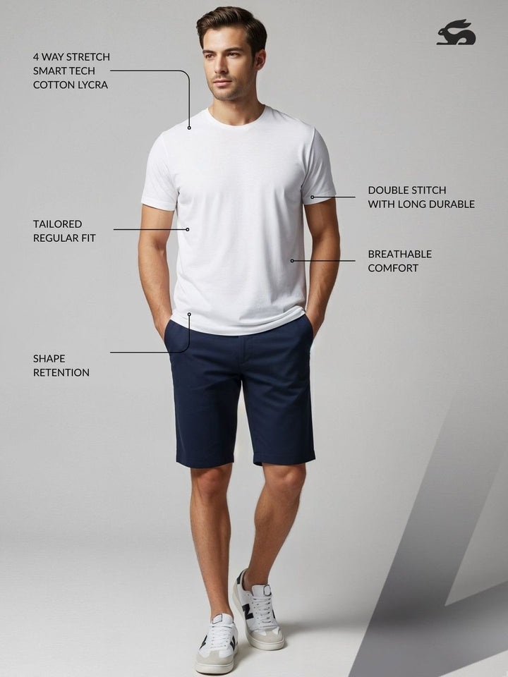 ADRO Short Sleeves Cotton Regular Fit T-shirt