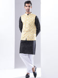 Anouk Men Printed Mandarin Collar Regular Kurta with Pyjamas