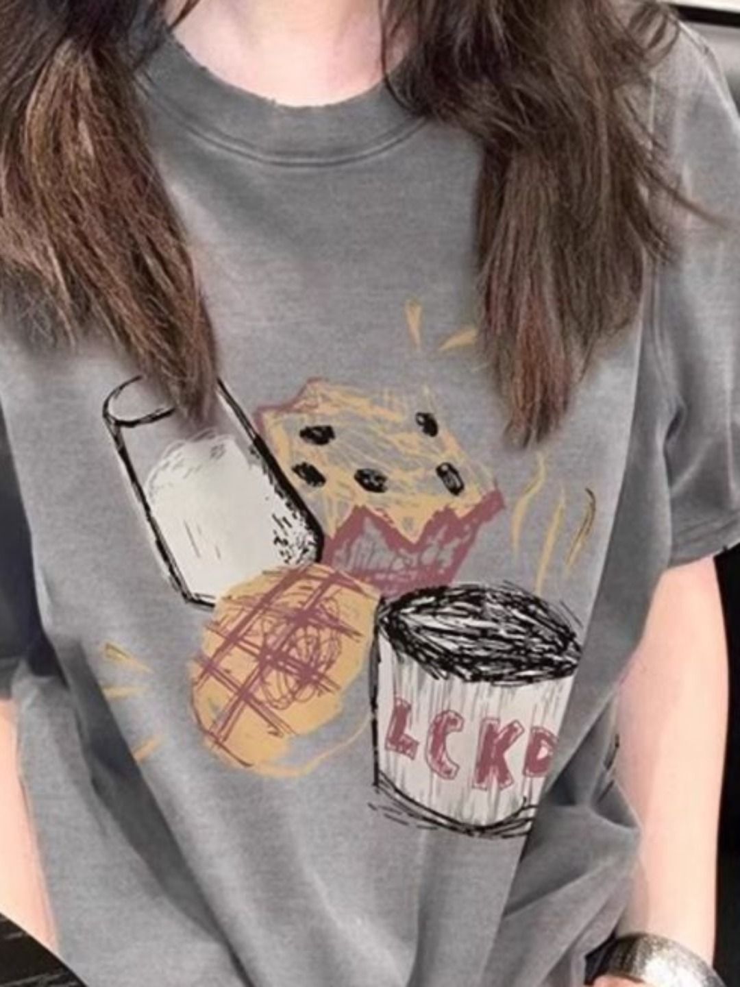 DressBerry Women Printed Pure Cotton T-shirt