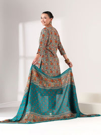 Mamicha Women Floral Printed Regular Kurta with Trousers & With Dupatta