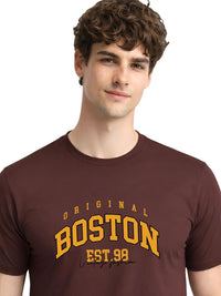 ADRO Men Typography Printed T-shirt