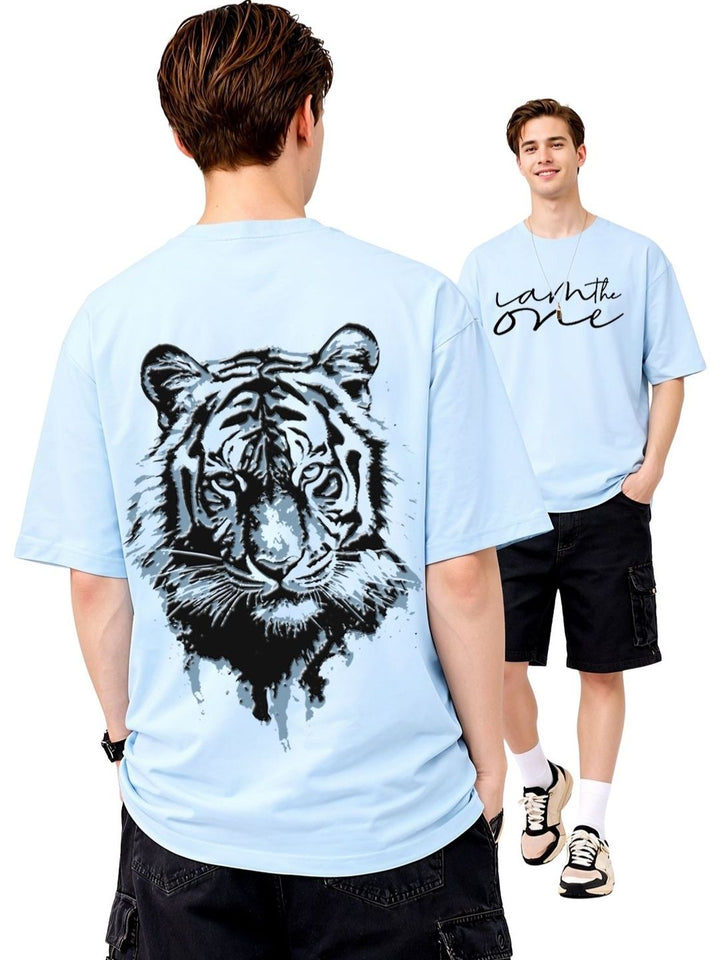 ADRO Men Printed Drop-Shoulder Sleeves T-shirt