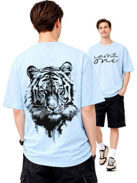 ADRO Men Printed Drop-Shoulder Sleeves T-shirt