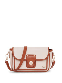 Berrylush Women Solid Structured Leather Shoulder Bag