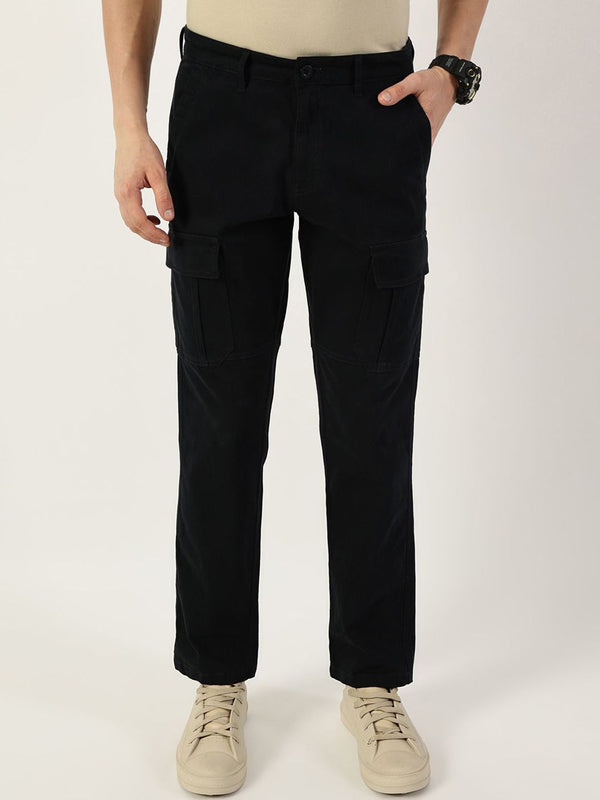 Thomas Scott Men Smart Easy Wash Cargos Trousers