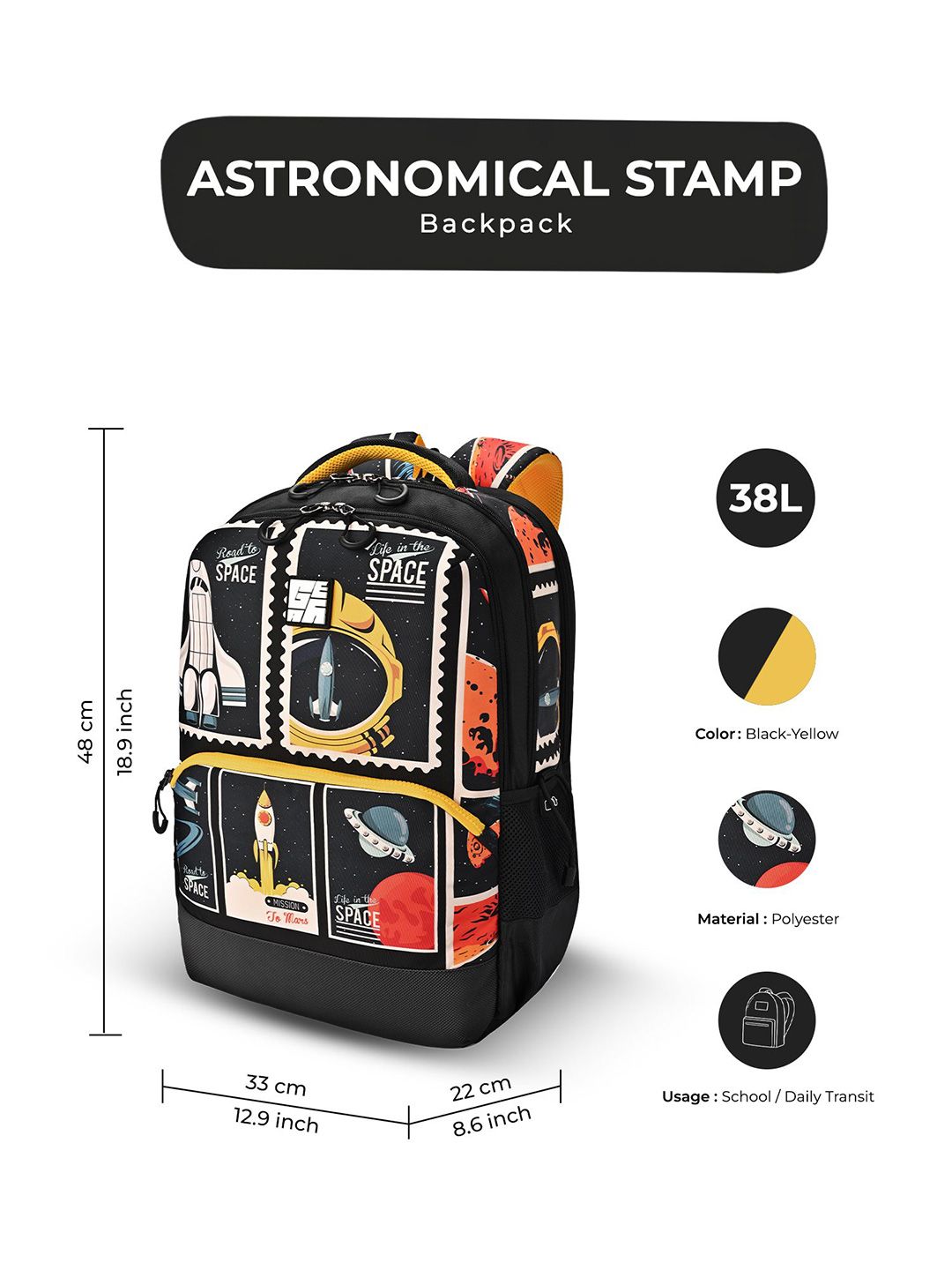 Gear Unisex Graphic Backpack