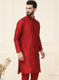 SOJANYA Band Collar Straight Kurta