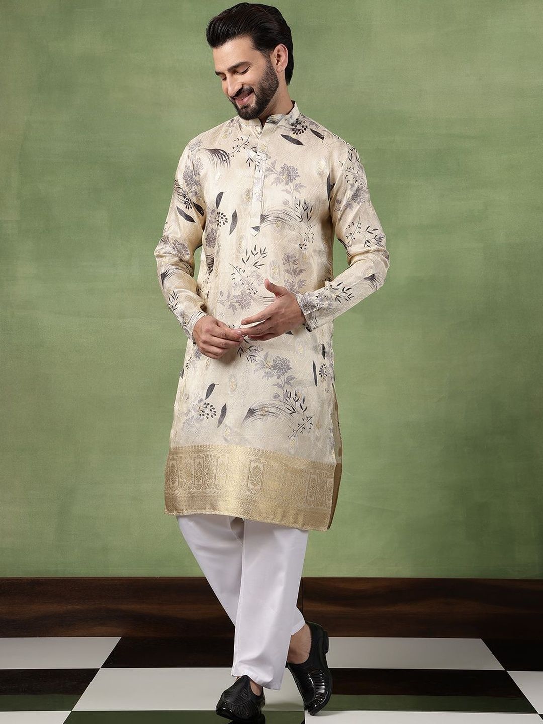SOJANYA Men Printed Kurta