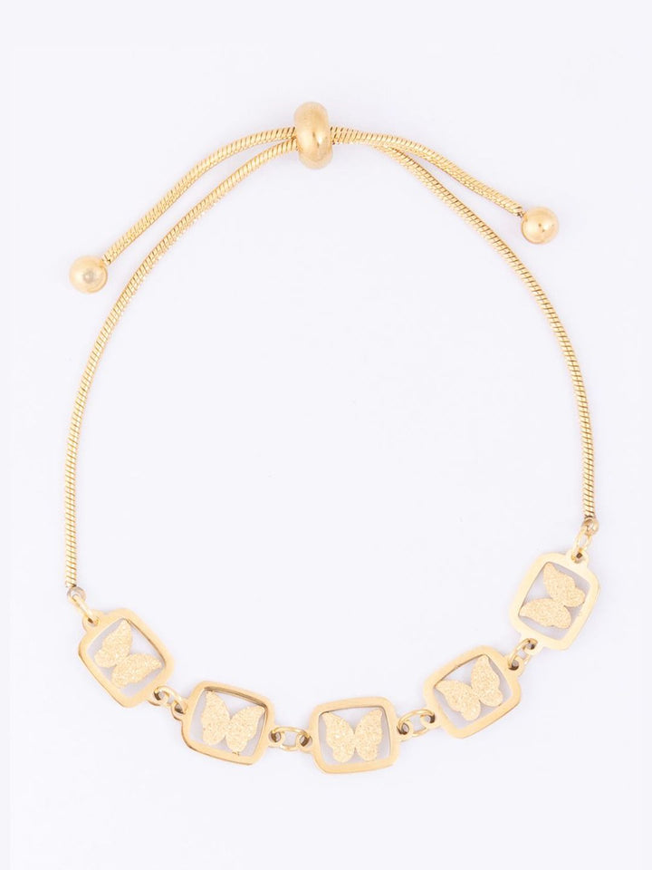 VOGUE PANASH Gold-Plated Charm Bracelet