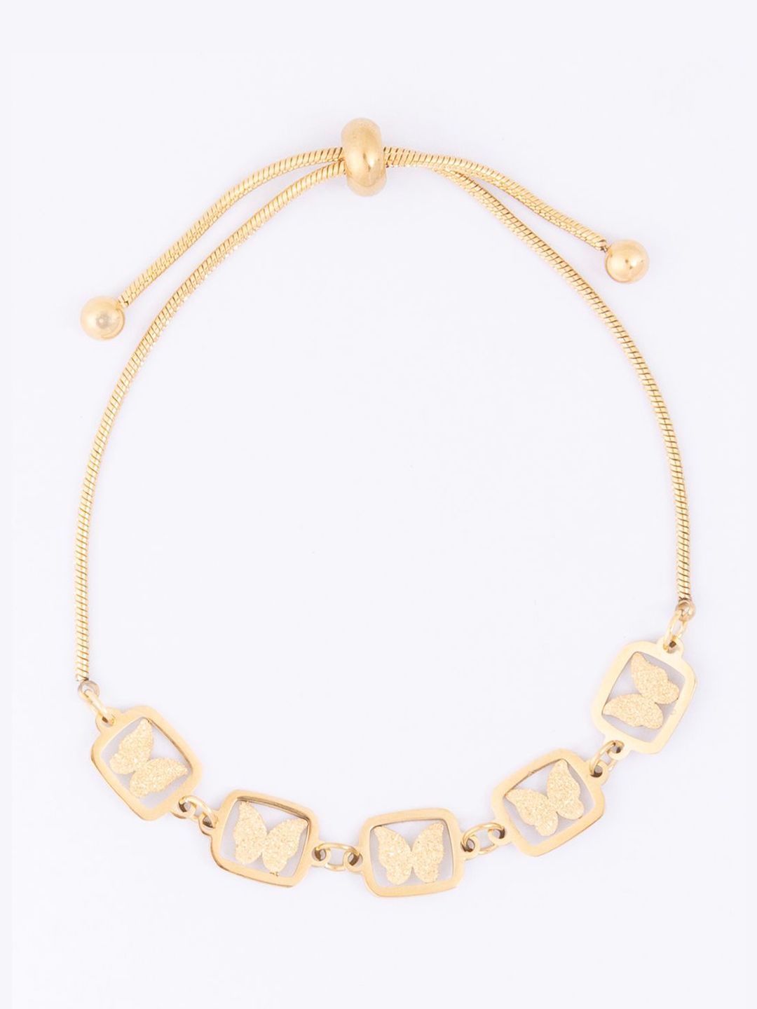 VOGUE PANASH Gold-Plated Charm Bracelet