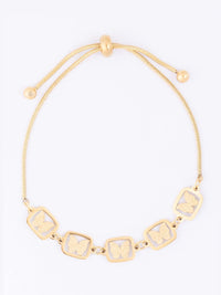 VOGUE PANASH Gold-Plated Charm Bracelet