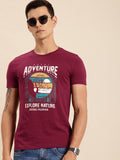 Being Human Pure Cotton Typography Printed T-shirt