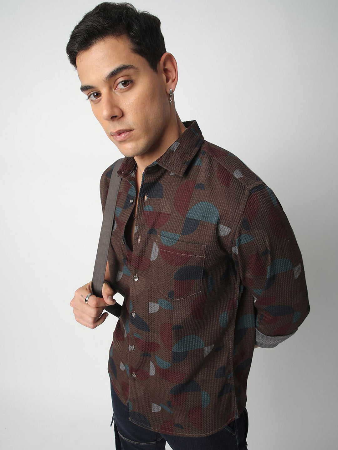 VASTRADO Men Classic Slim Fit Opaque Casual Shirt