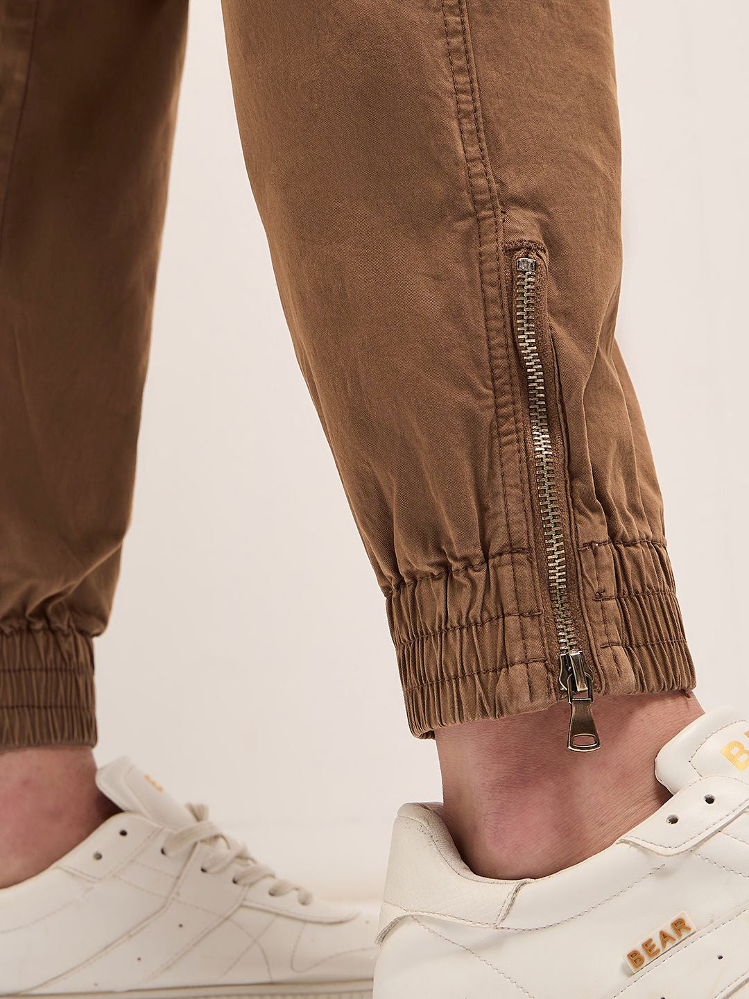 THE BEAR HOUSE Men Cotton Slim Fit Cargos