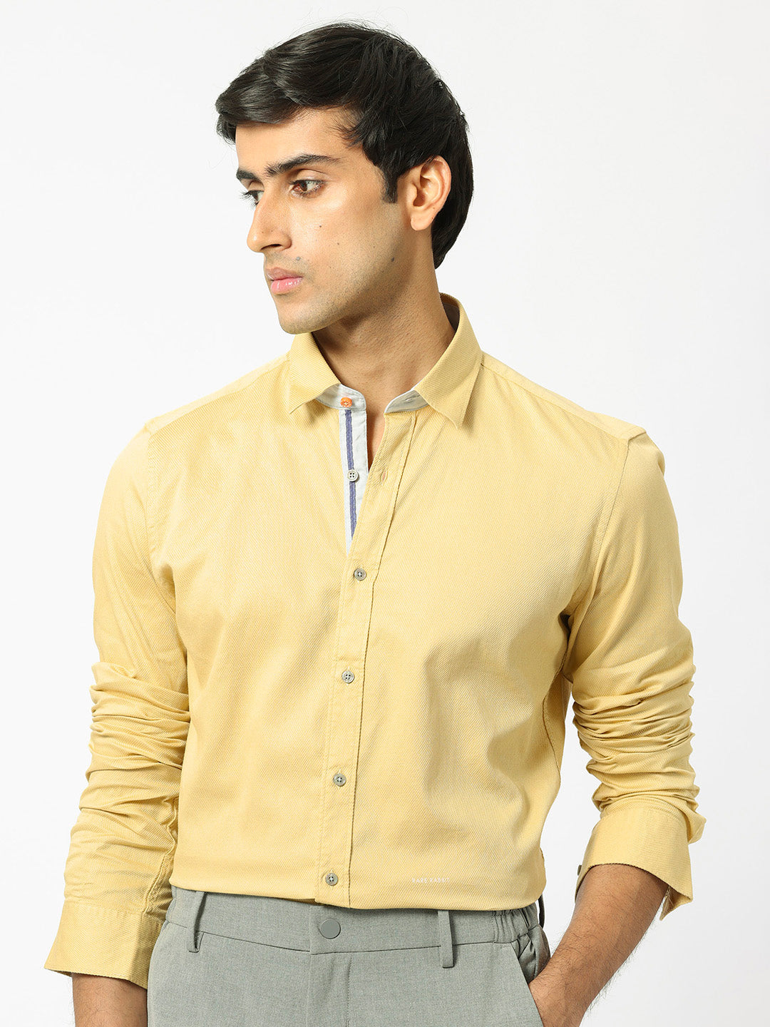 RARE RABBIT Men Monds Slim Fit Cotton Shirt
