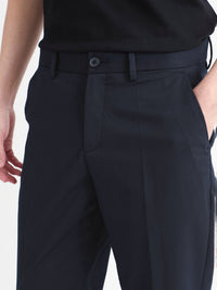 RARE RABBIT Men Chamer Mid Rise Slim Fit Trouser