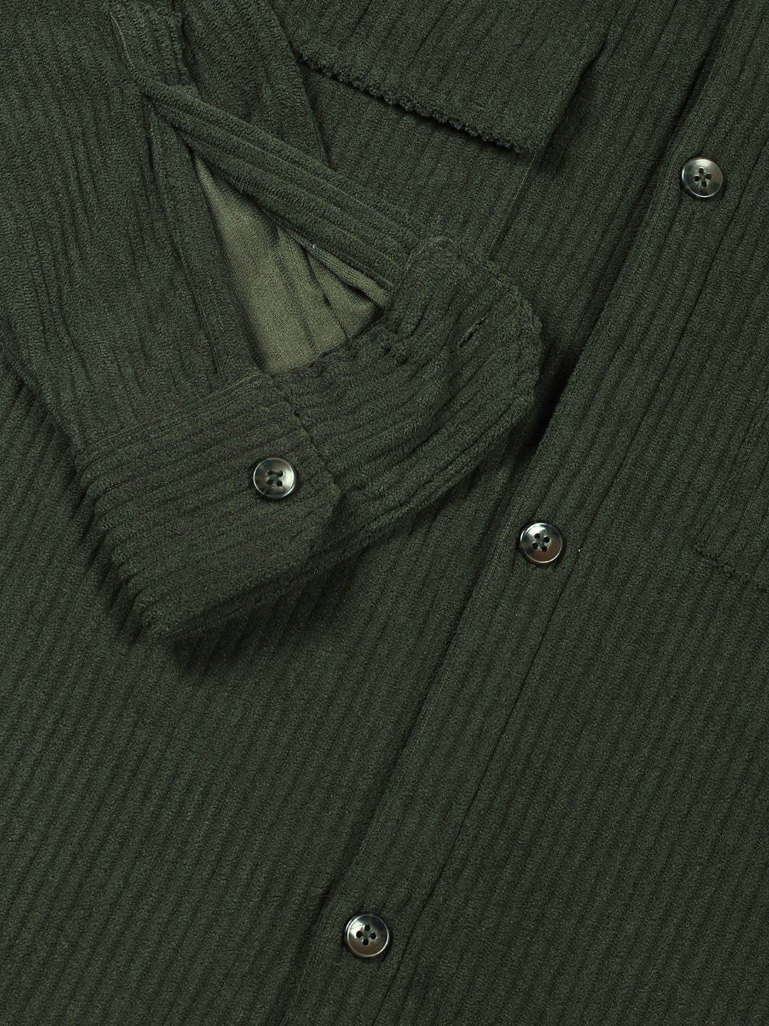 Thomas Scott Men Premium Corduroy Casual Shirt