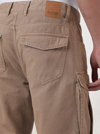 Bene Kleed Men Pure Cotton Relaxed Fit Cargo Trouser