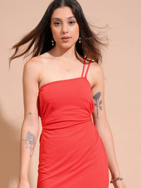 Tokyo Talkies One Shoulder Sleeveless Bodycon Dress