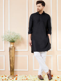 See Designs Shirt Collar Cotton Pathani Kurta