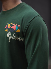 Powerlook Men Graphic Printed Round Neck Sweatshirt