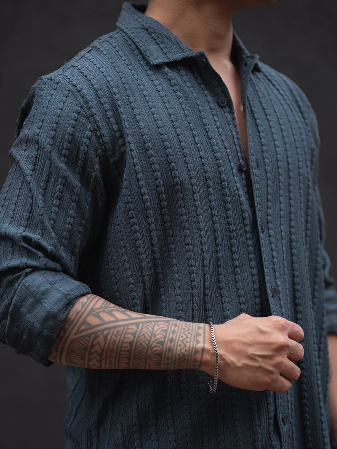 Powerlook Men Grid Tattersall Checks Opaque Casual Shirt