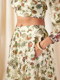 Shae by SASSAFRAS Printed Ready to Wear Lehenga & Choli