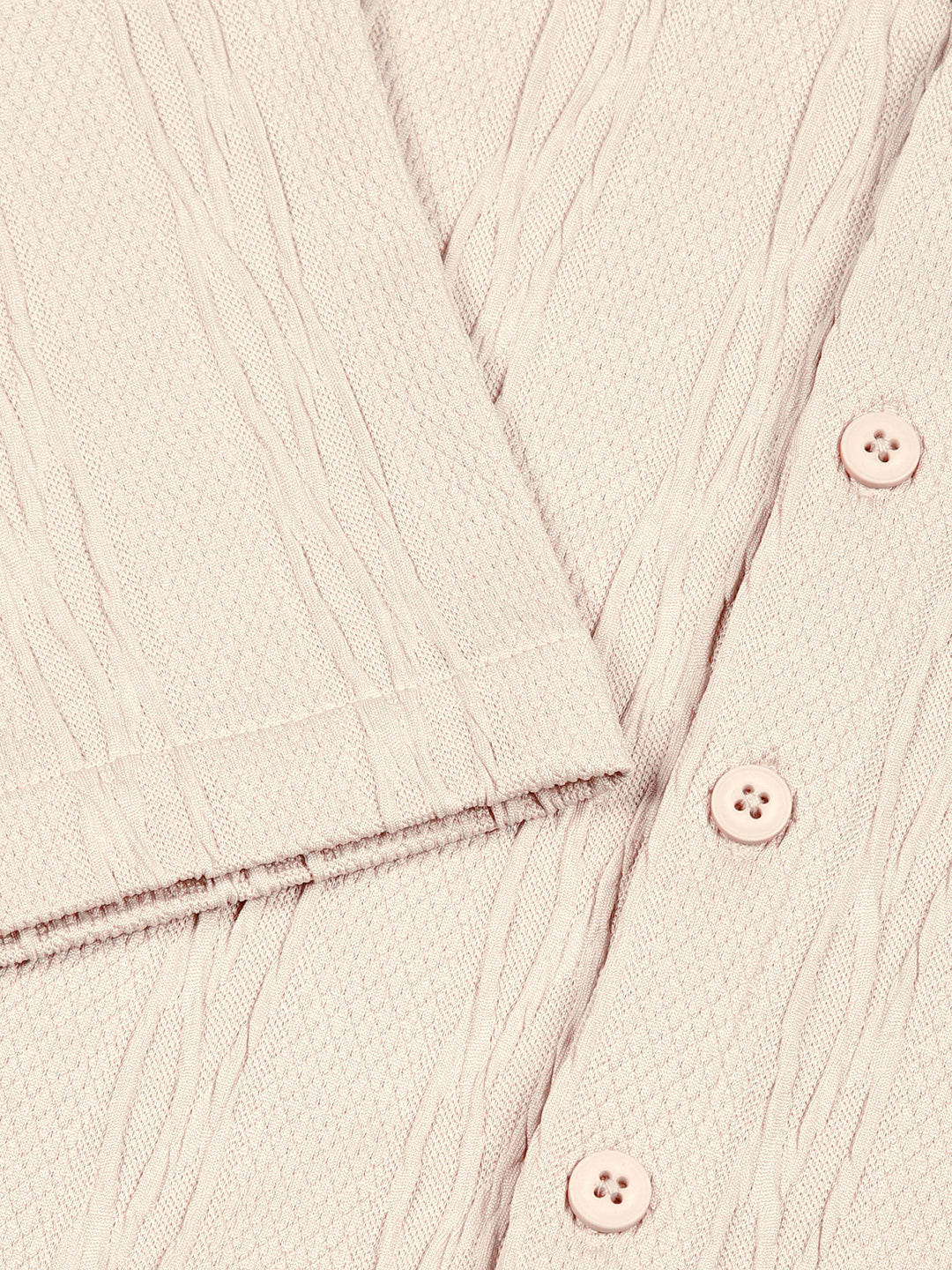 Thomas Scott Men Smart Fit Cutaway Collar Textured Casual Shirt