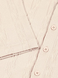 Thomas Scott Men Smart Fit Cutaway Collar Textured Casual Shirt