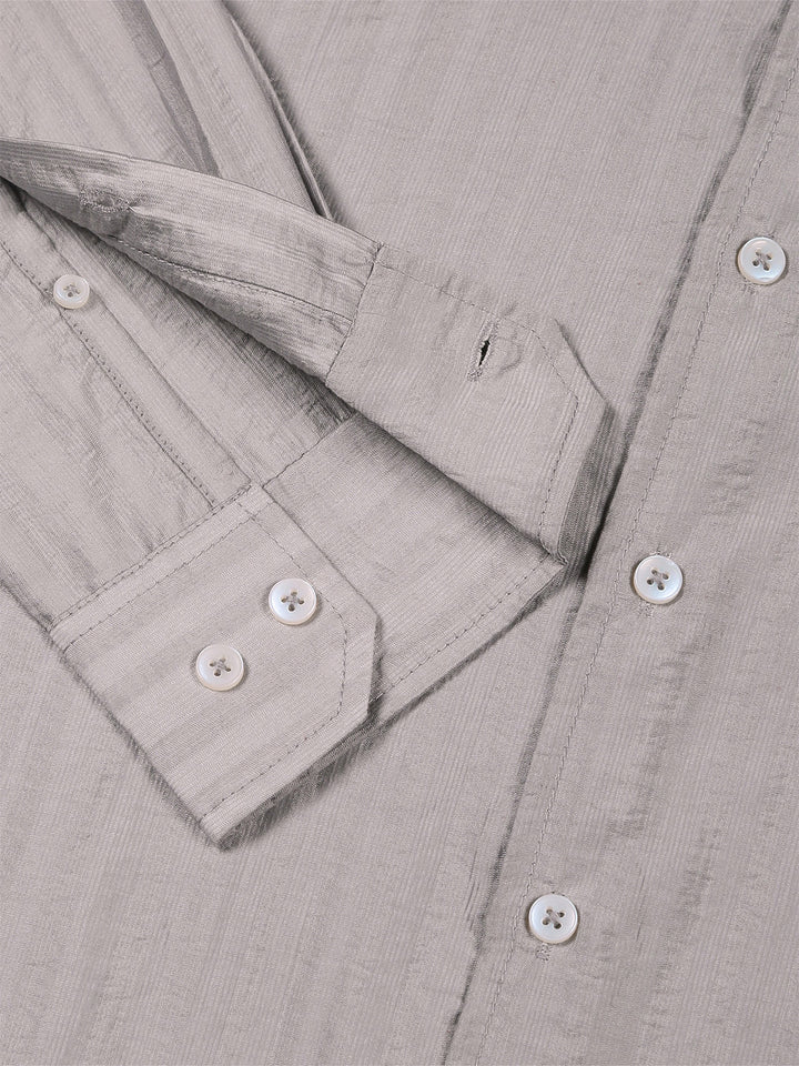 Thomas Scott Men Classic Slim Fit Opaque Casual Shirt