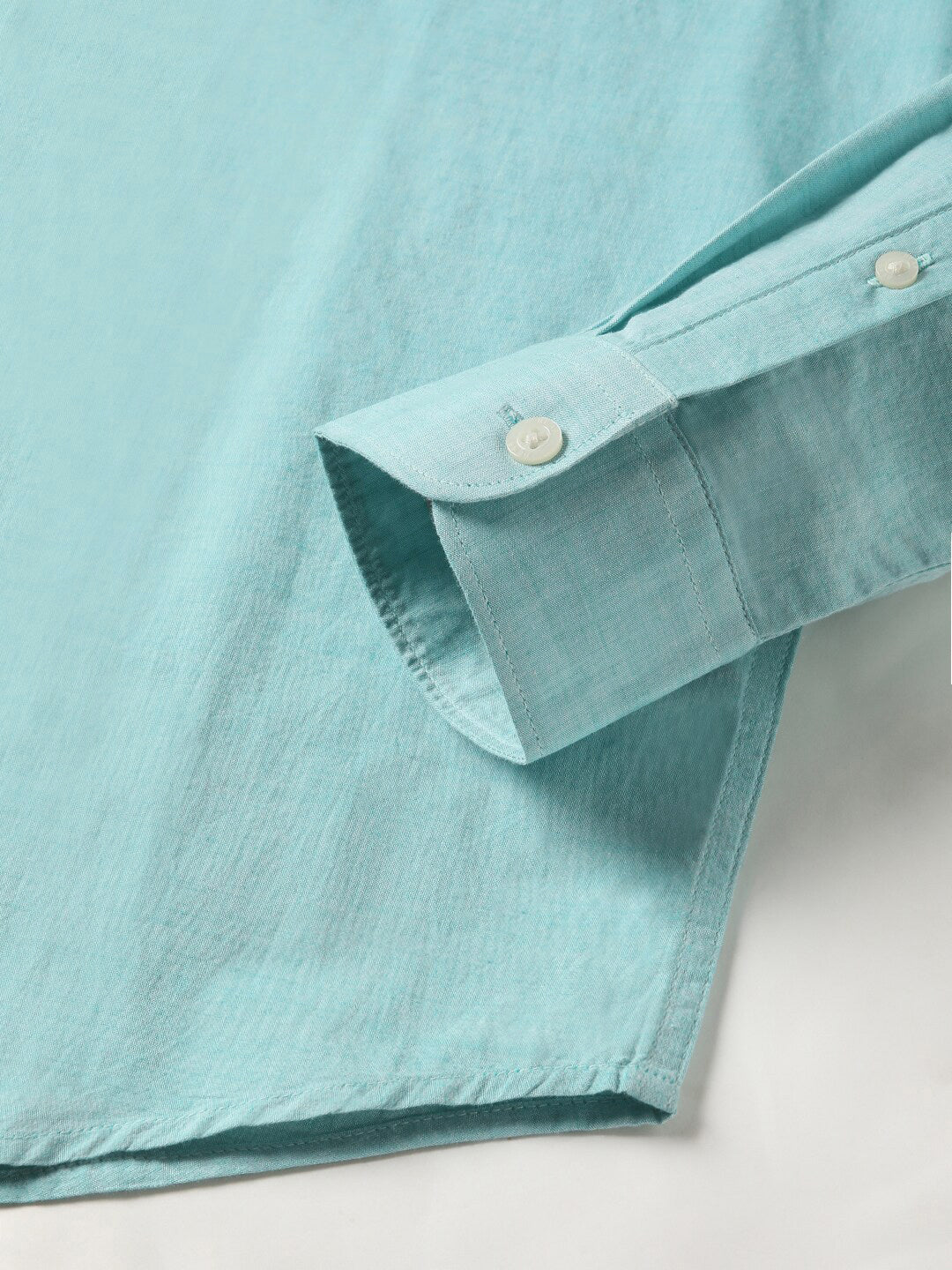 THE BEAR HOUSE Slim Fit Spread Collar Pure Cotton Casual Shirt