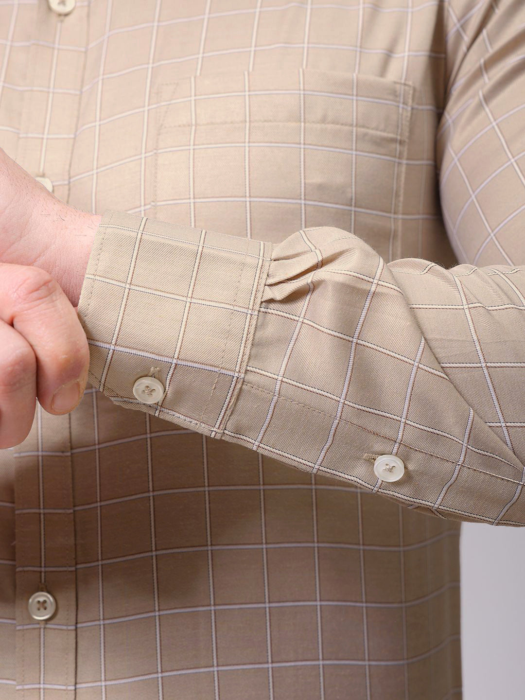 The Indian Garage Co. X Luxe Men Slim Fit Multi Stripes Opaque Striped Formal Shirt