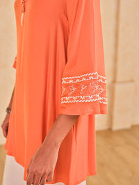 Global Desi Embroidered Tunic