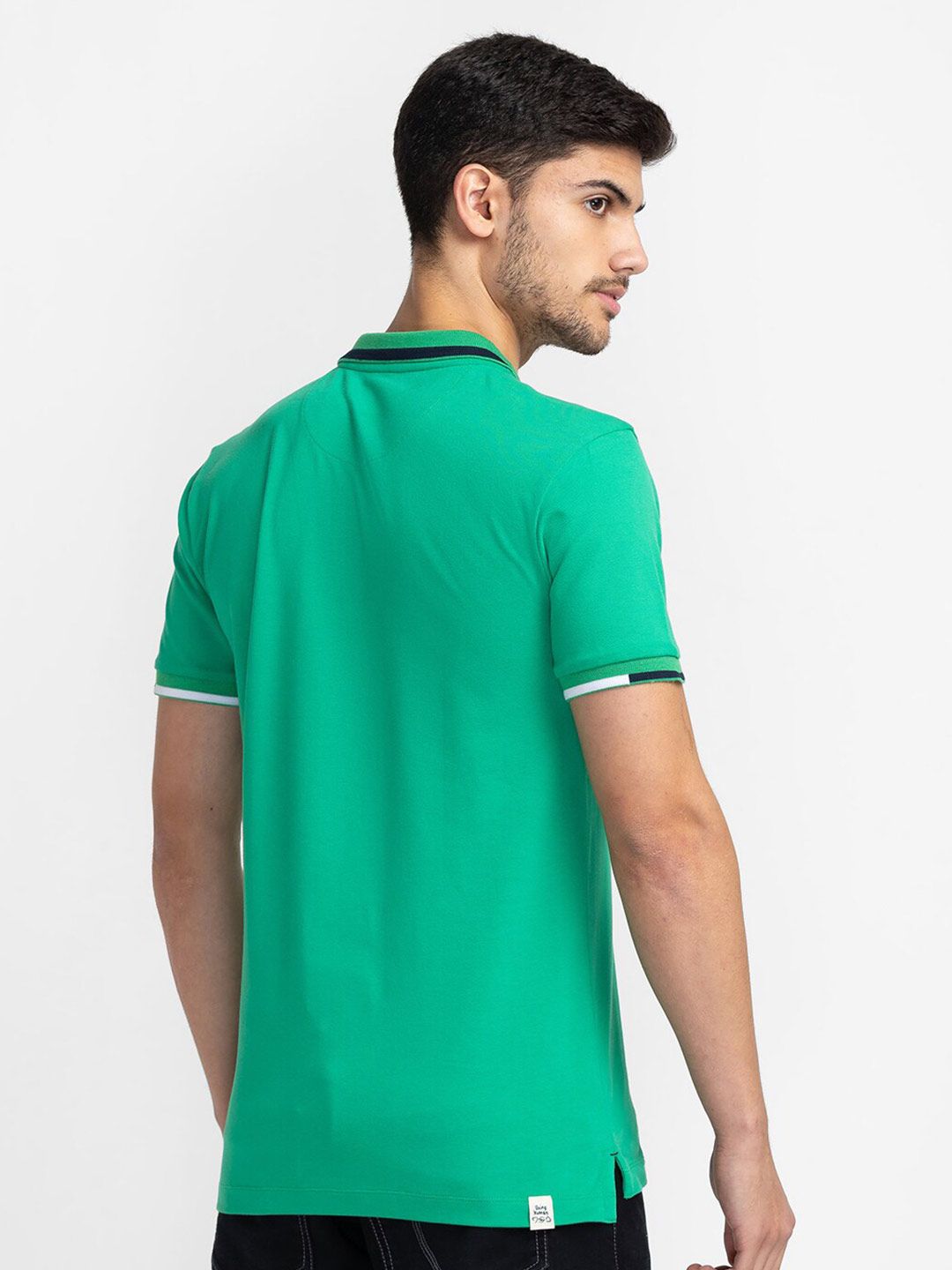 Being Human Polo Collar Regular Sleeves T-shirt
