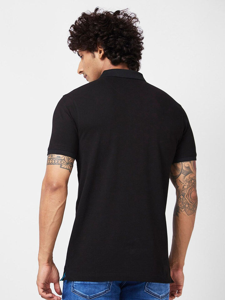 SPYKAR Polo Collar Slim Fit T-shirt