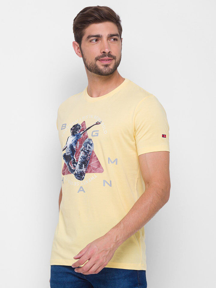 Being Human Men Pure Cotton Printed T-shirt