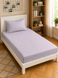 Moda Rapido X KLOTTHE Beige 300 TC Single Bedsheet with 1 Pillow Covers