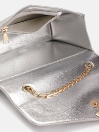 Lino Perros Structured Shimmery Sling Bag