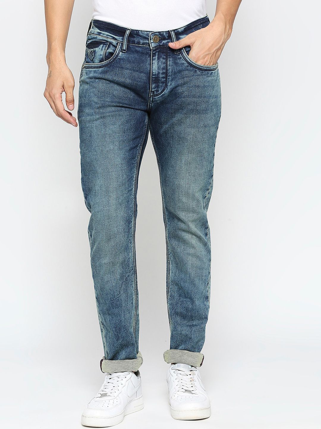 Being Human Men Clean Look Skinny Fit Heavy Fade Jeans