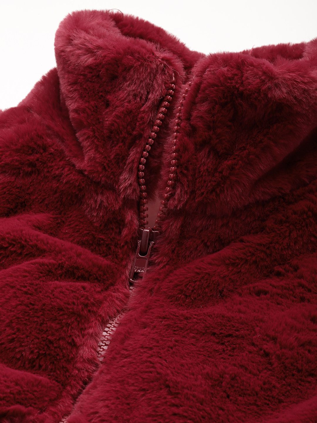 all about you Faux-Fur Detail Padded Jacket