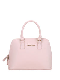 Lino Perros Pink Solid Handheld Bag