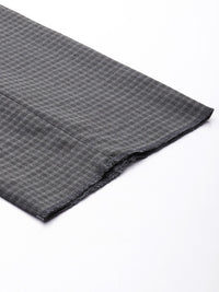Raymond Men Checked Slim Fit Trousers
