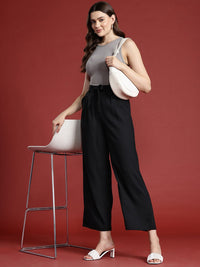 all about you Women High-Rise Pleated Trousers