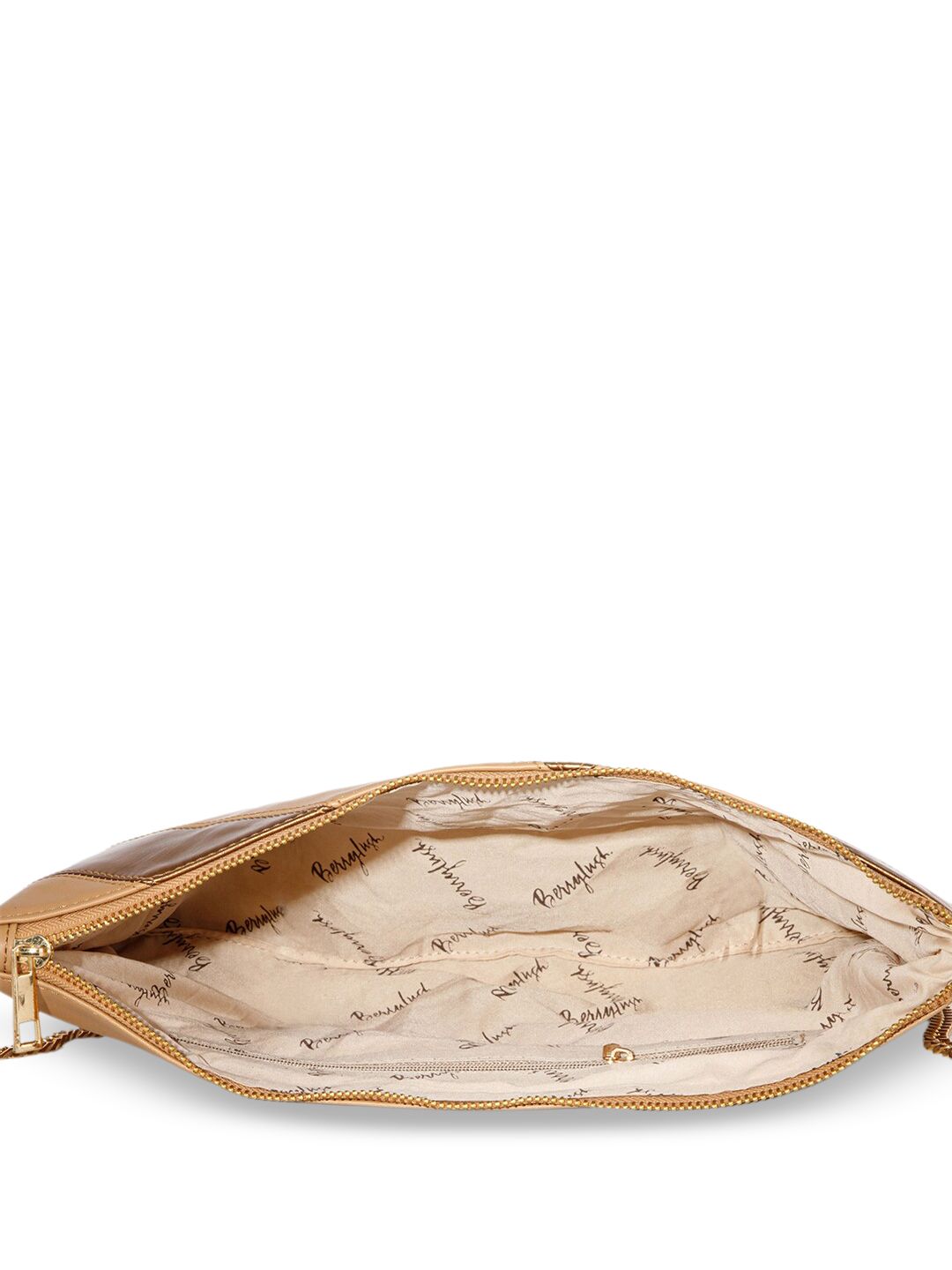 Berrylush Beige Textured Structured Sling Bag