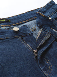 DressBerry Women Navy Blue High-Rise Light Fade Stretchable Jeans