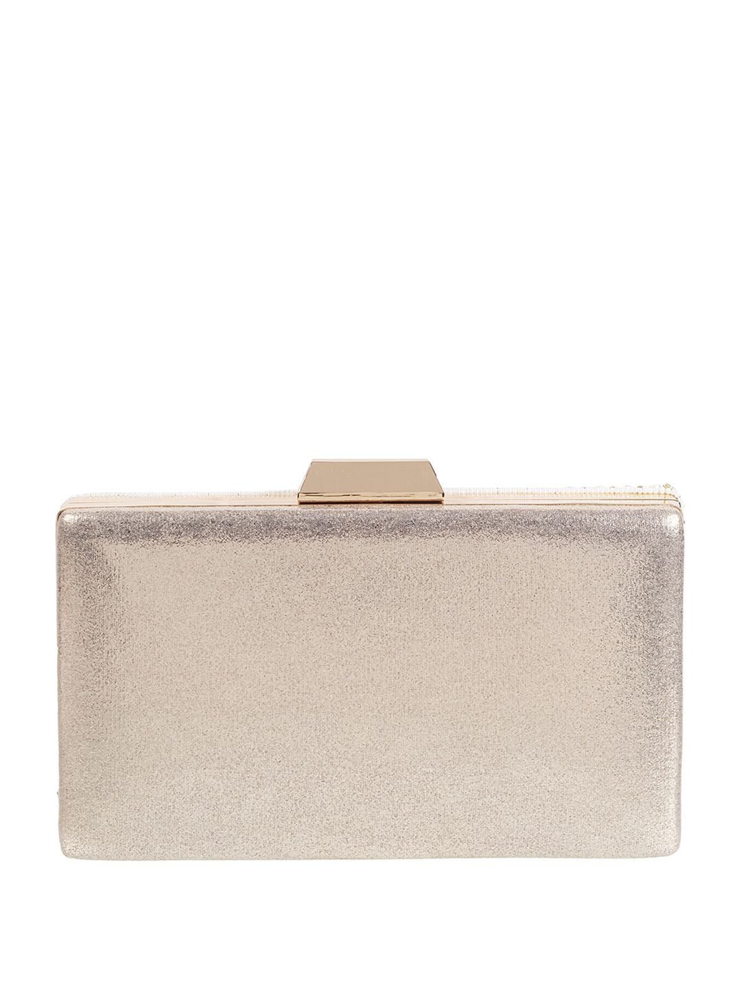 Metro Embellished Box Clutch