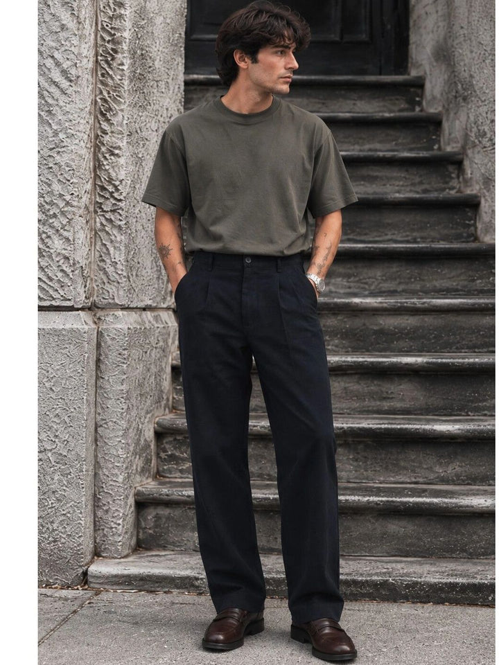 Eszett Lelaki Original Easy Wash Pleated Seluar