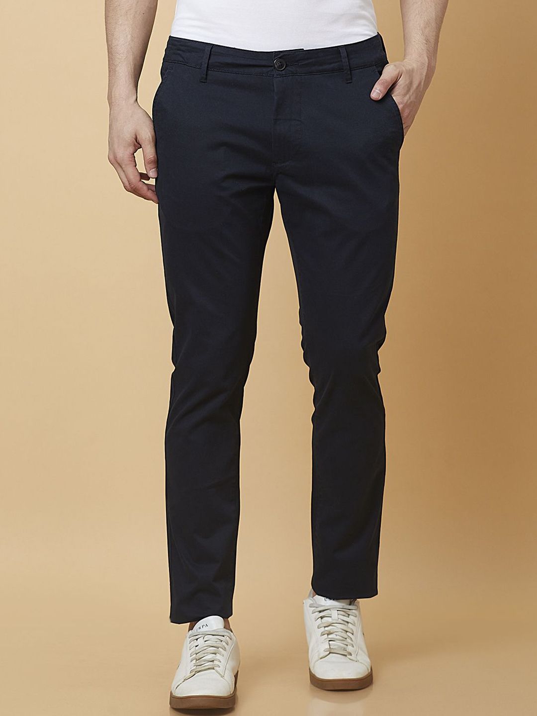Being Human Men Slim Fit Chinos Trousers